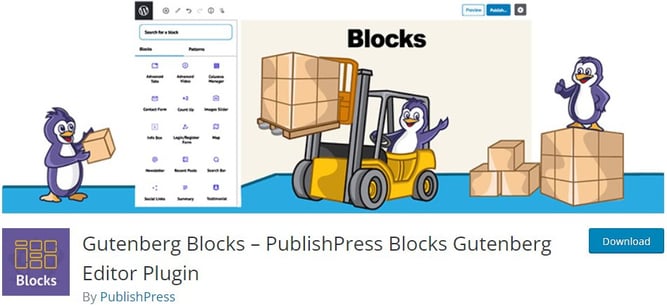 PublishPress Blocks for Gutenberg.