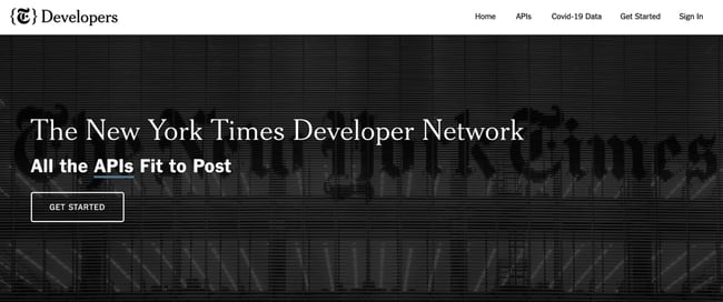 best free apis: new york times example