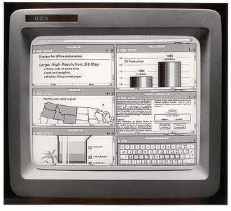 the first GUI on a xerox spark computer