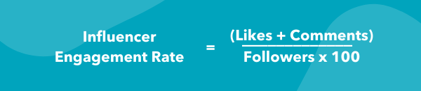 formula to calculate influencer instagram engagement rate