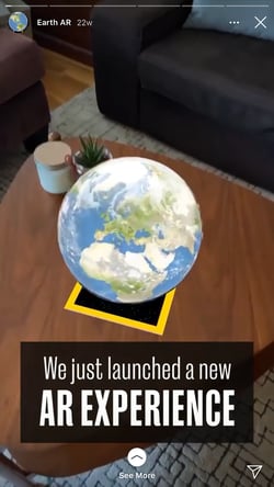 national geographic instagram story swipe up call to action