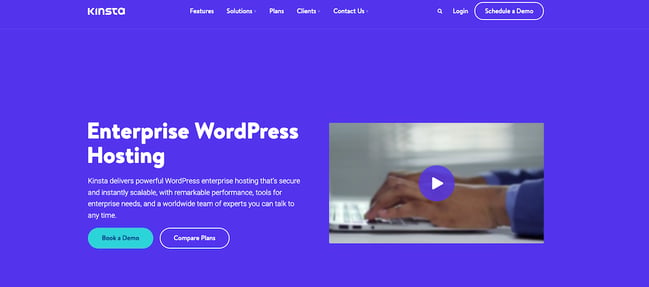 WordPress VIP alternatives — Kinsta website