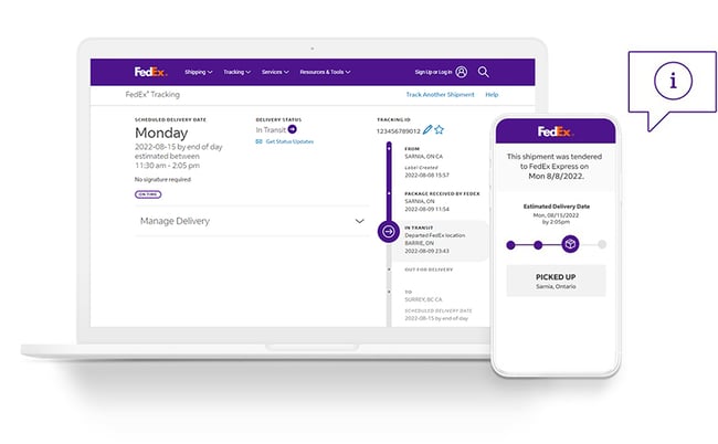 How to increase supply chain visibility: fedex shipping tracking