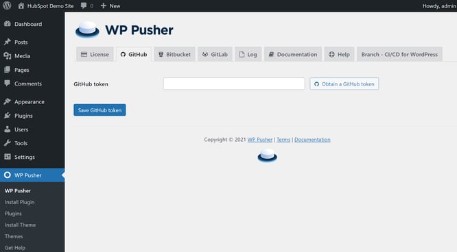 WP pusher github wordpress