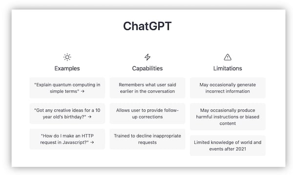 Generative AI tool, ChatGPT