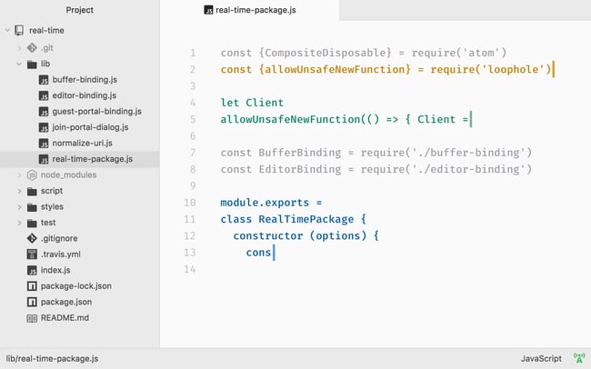 Downloading Teletype package in Atom, one of the best CSS code editors