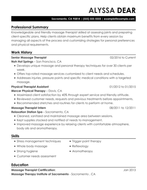  example-of-chronological-resume 