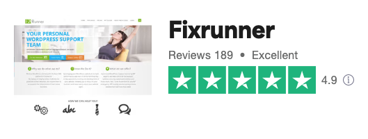 best wordpress maintenance services: fixrunner