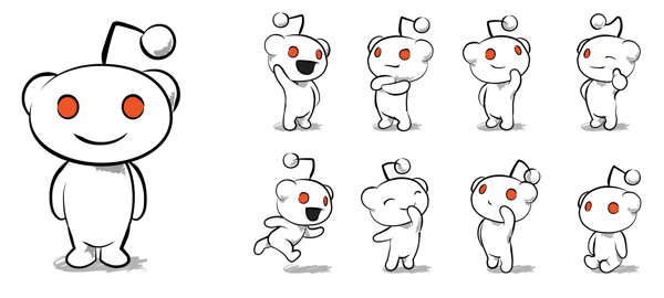 Reddit brand character example Snoo
