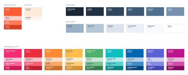 branding style guide color palette.png?width=650&height=260&name=branding style guide color palette - 21 Brand Style Guide Examples for Visual Inspiration