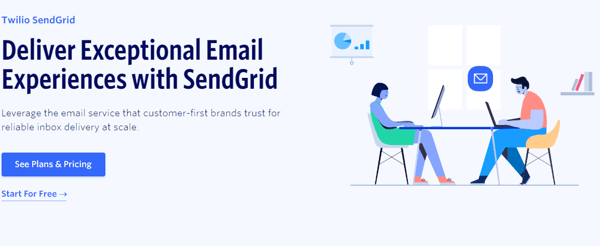 Layanan email massal terbaik, SendGrid