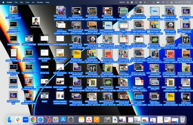 organized desktop