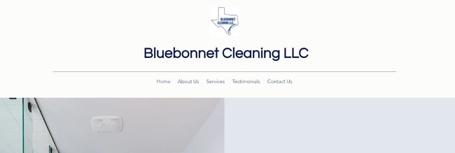 cleaning company websites, Bluebonnet Cleaning