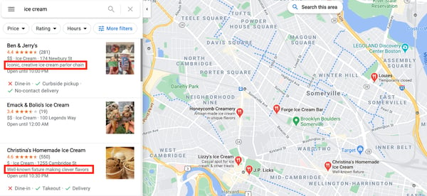 google maps marketing optimized introduction example