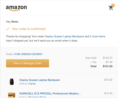 10 Best Order Confirmation Emails You Can Use Today