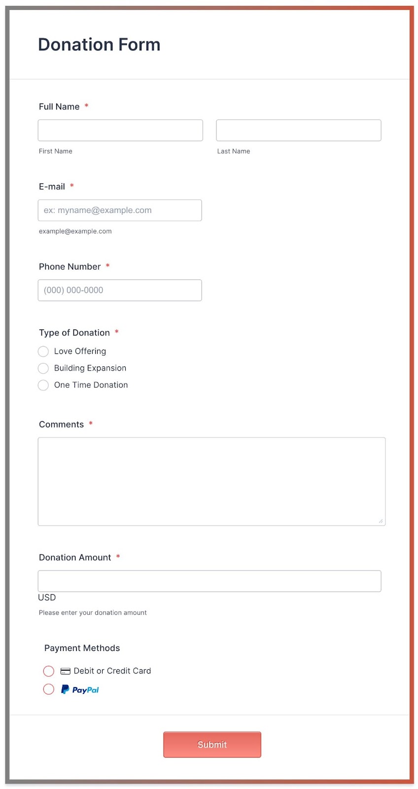 11 Donation Form Templates to Raise More Money on Your Site