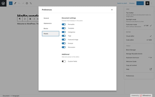 How to Use Custom Fields in WordPress: Click Panels
