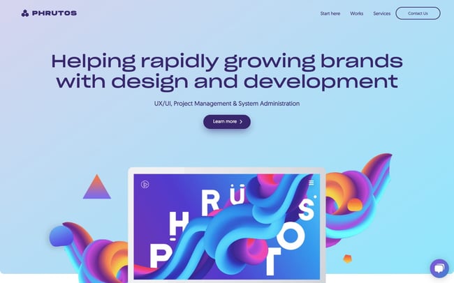 WordPress web design company: PHRUTOS