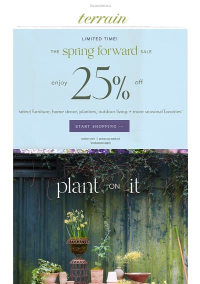 email marketing best practices, put clickable items above the fold