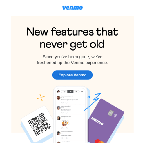 best email marketing campaign examples: venmo
