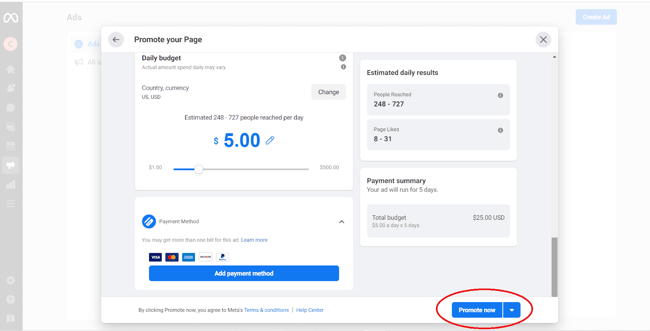 how to use facebook meta business manager: promote now