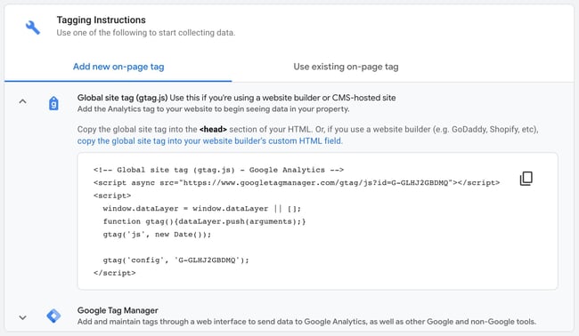 wordpress google analytics: tracking code for google analytics