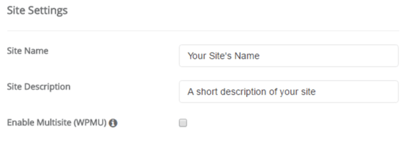 how to install wordpress, You can enter the name of your WordPress website and description under “Site Settings.”