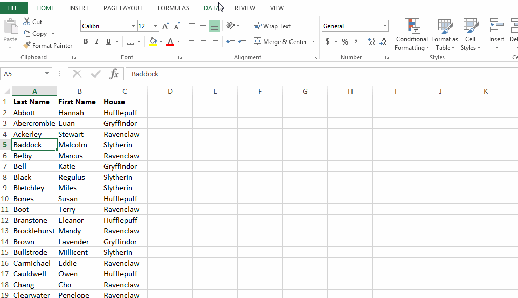 how to sort in excel, sort multiple columns pc