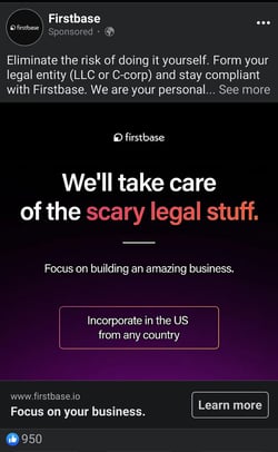 Firstbase retargeting ads