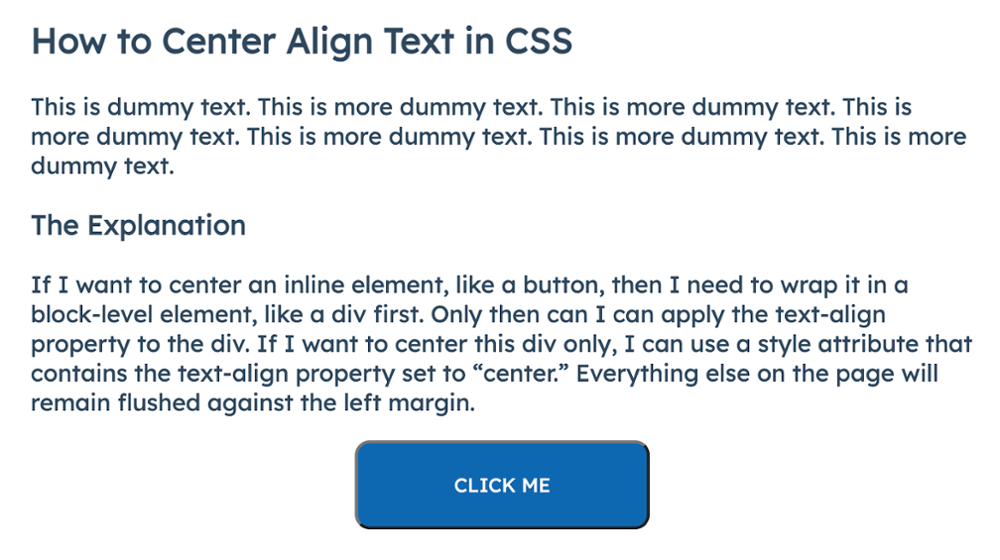 How to Center Text & Headers in CSS Using the Text-Align Property