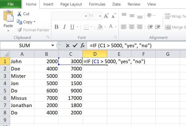 How to Use IF-THEN Statements in Excel - Blog