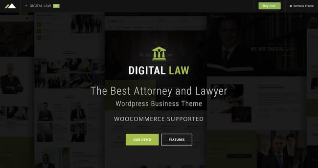 wordpress law firm themes: digital law