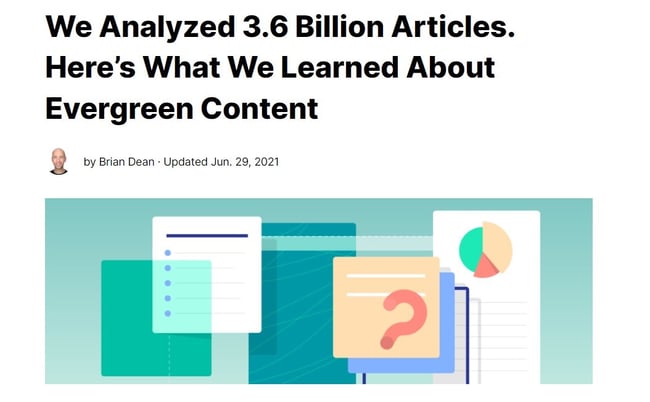 How Backlinko uses sensational titles effectively
