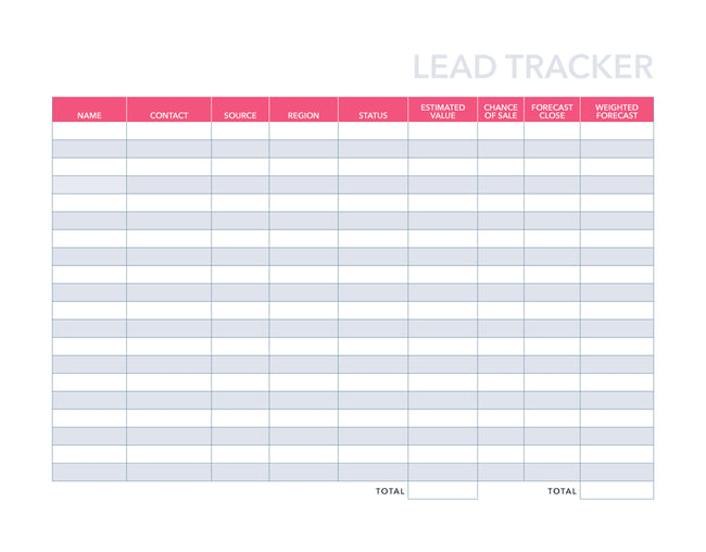 microsoft excel templates lead tracker.png?width=650&height=509&name=microsoft excel templates lead tracker - 19 Best Free Microsoft Excel Templates for Marketing &amp; Sales