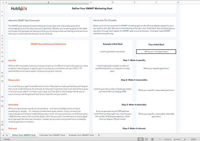 microsoft excel templates smart goals.png?width=650&height=458&name=microsoft excel templates smart goals - 19 Best Free Microsoft Excel Templates for Marketing &amp; Sales