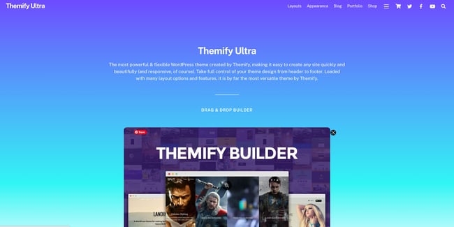 Newsletter WordPress themes, the Ultra WordPress theme offers features, including newsletter sign-up widgets