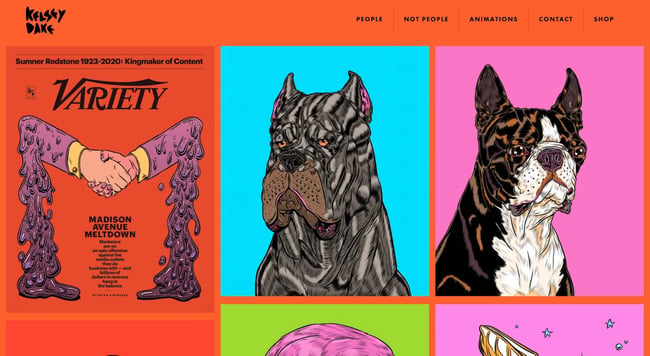 homepage of the orange website kelsey drake