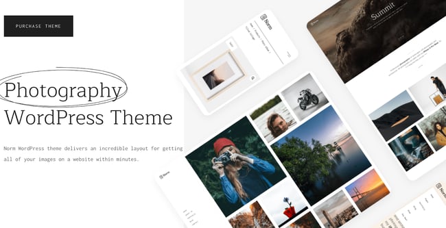 photography website templates, Norm