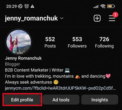 how to link facebook page to instagram account