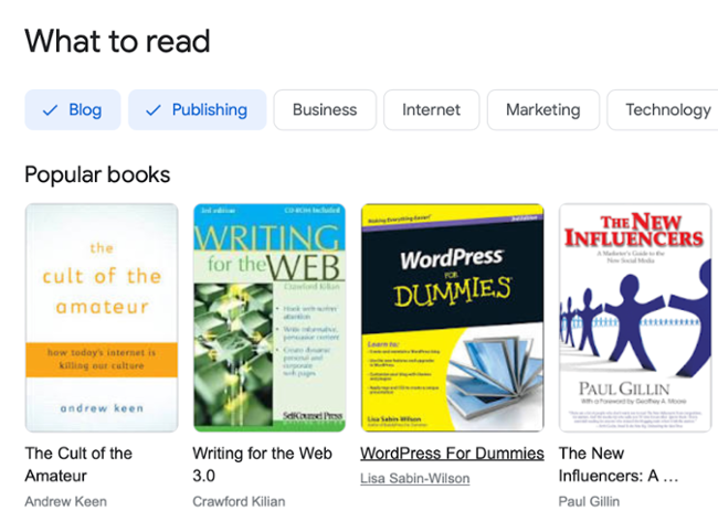 seo strategy: what to read SERP feature