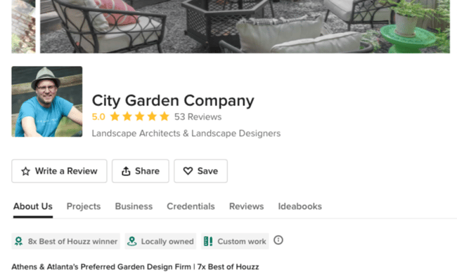 small business ideas: garden designer