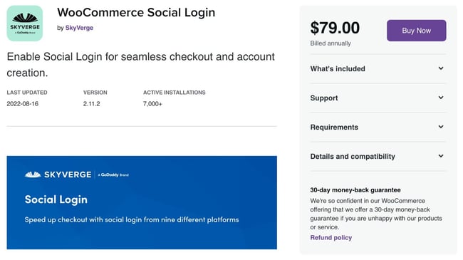 the wordpress social login plugin woocommerce social login