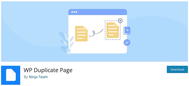 download page for the wordpress duplicate page plugin dwp duplicate page
