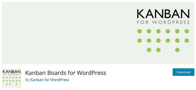 download page for the wordpress project management plugin kanban boards for wordpress