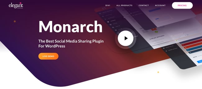 download page for the wordpress traffic plugin monarch