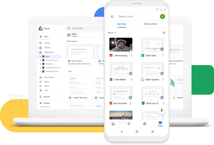 Google Drive collaboration tool