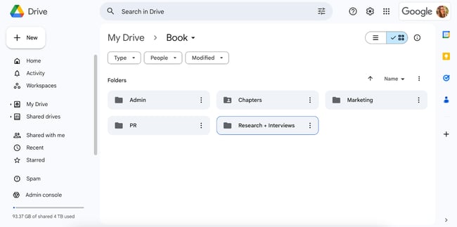 Google Drive screenshot