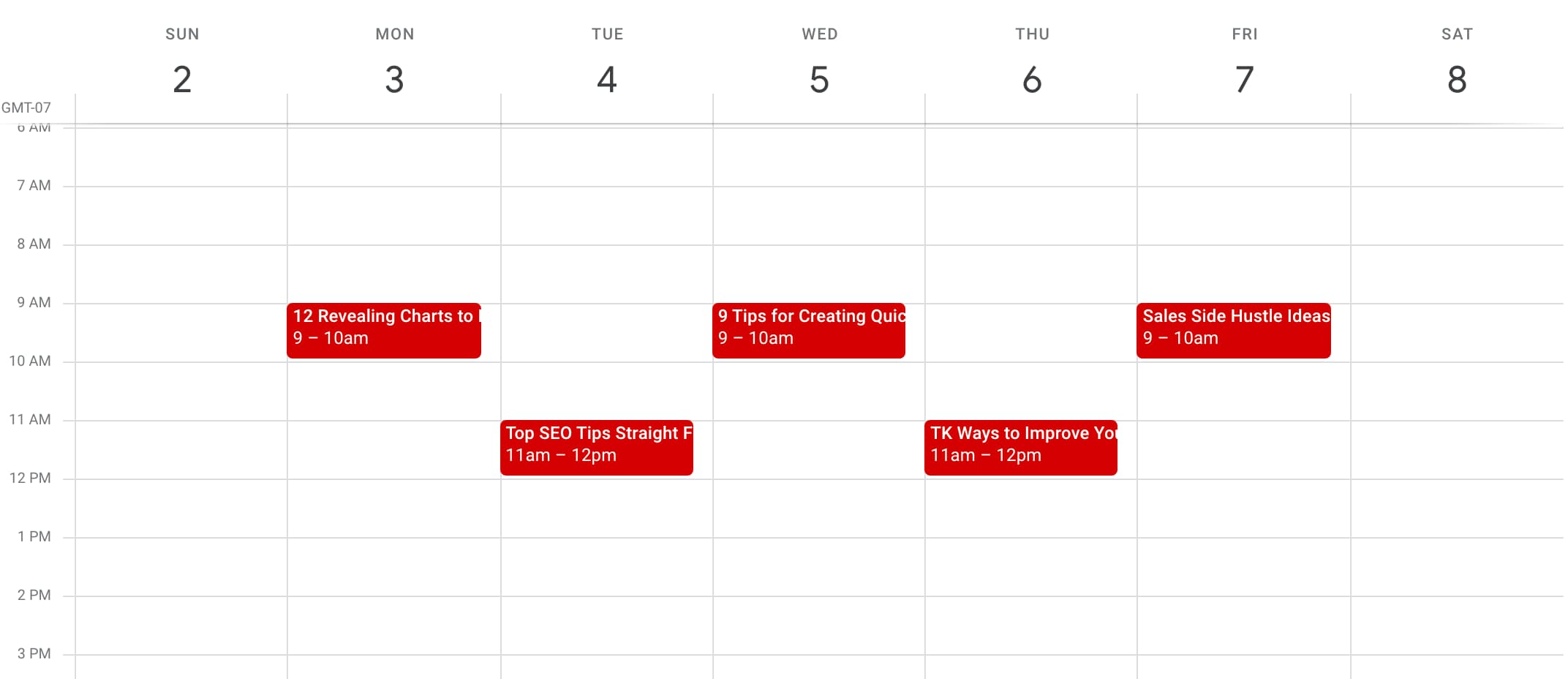 How to Create an Editorial Calendar in Google Calendar [Free Templates]