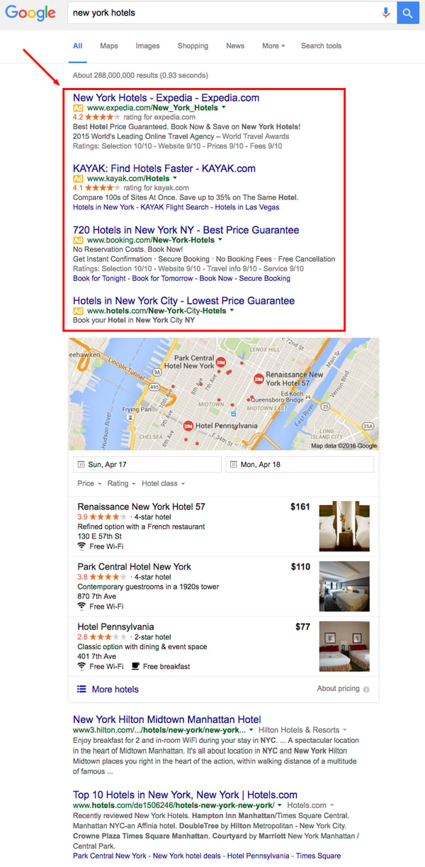 Google Search Ads Examples