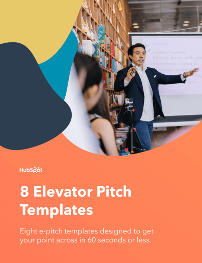elevator pitch templates from hubspot
